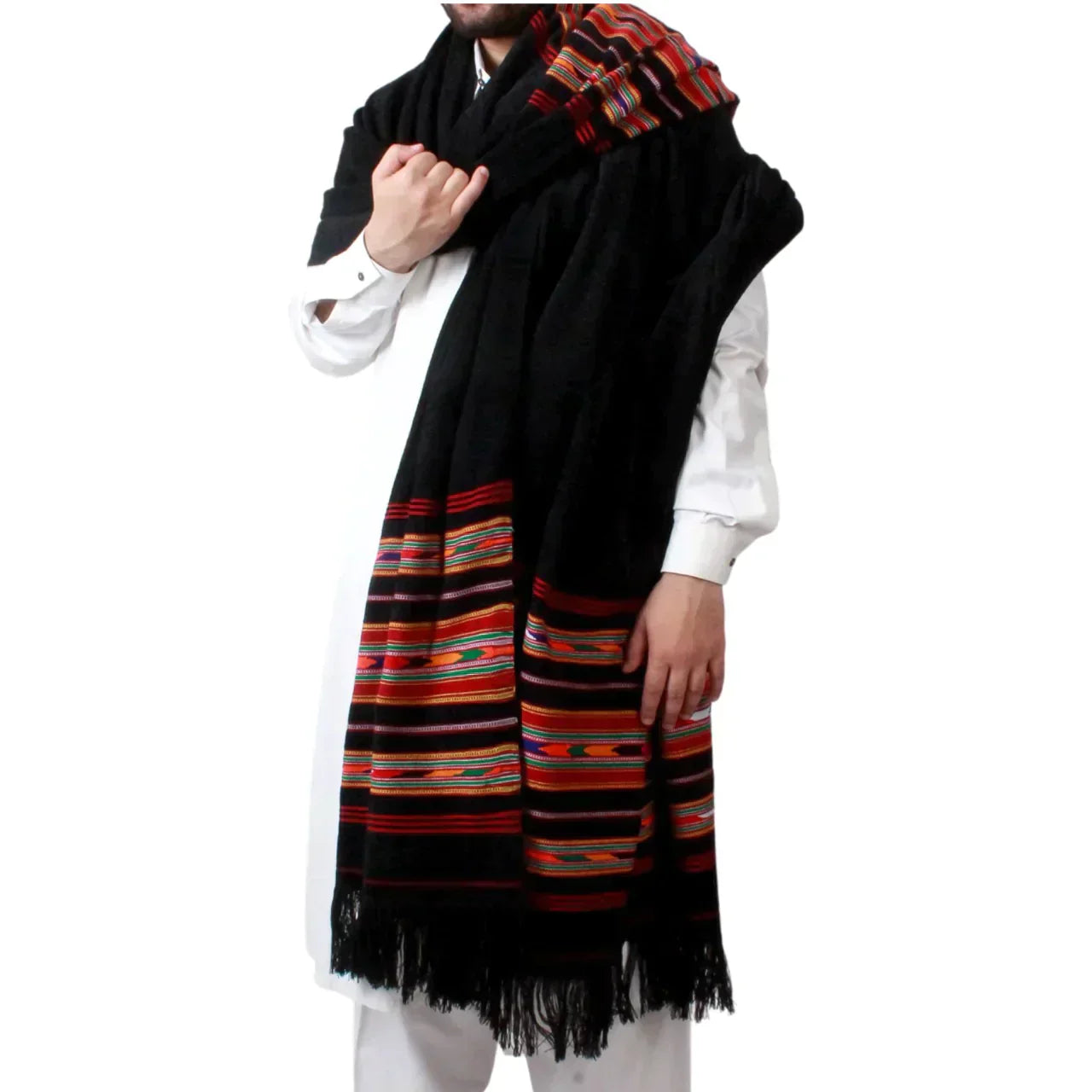 Shailene Black Shawl 3 Border