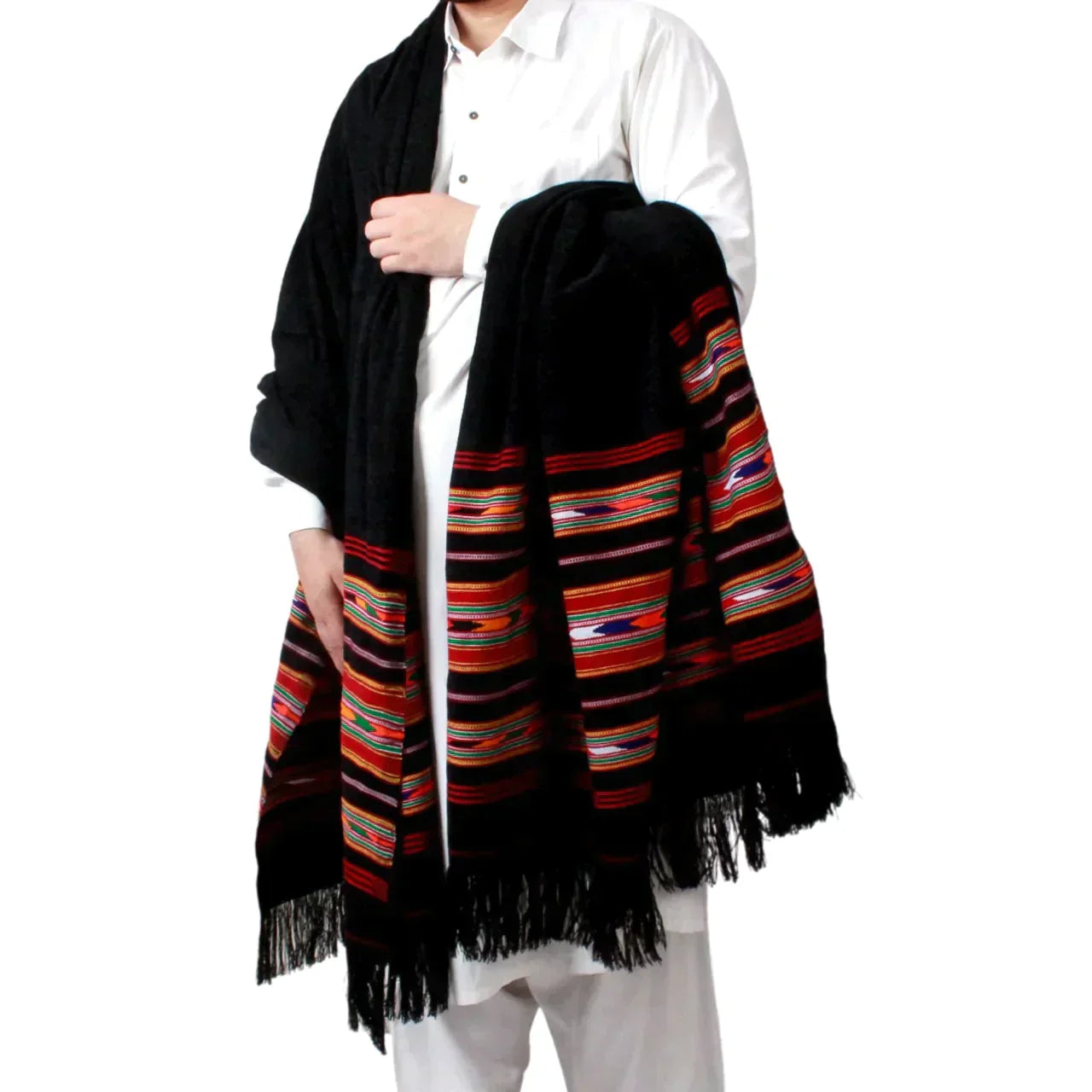 Shailene Black Shawl 3 Border