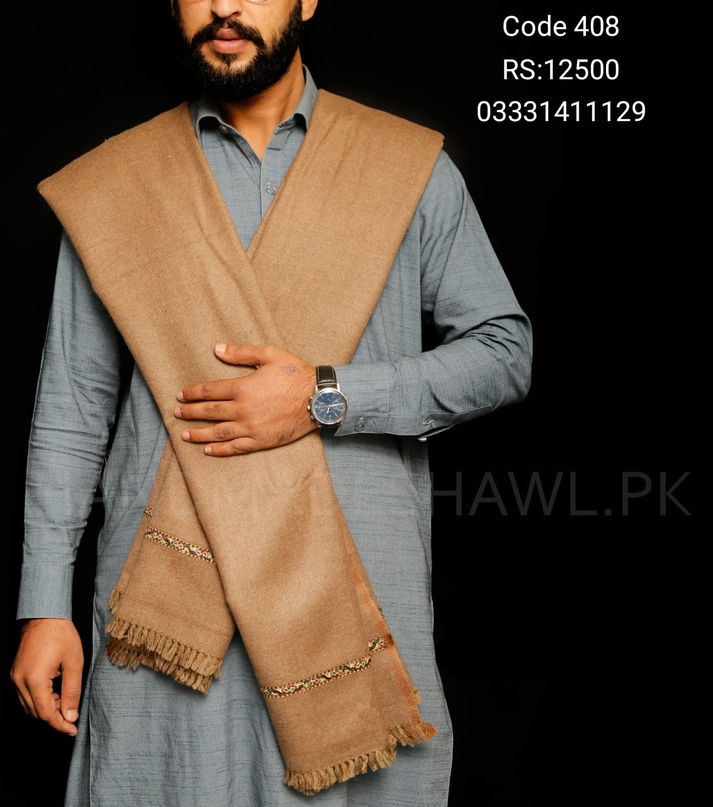Pashmina shawl For Men   408